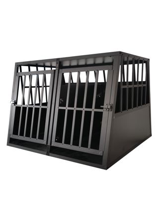 Trekker Hundbur XXL 104x90.5x69.5, Svart