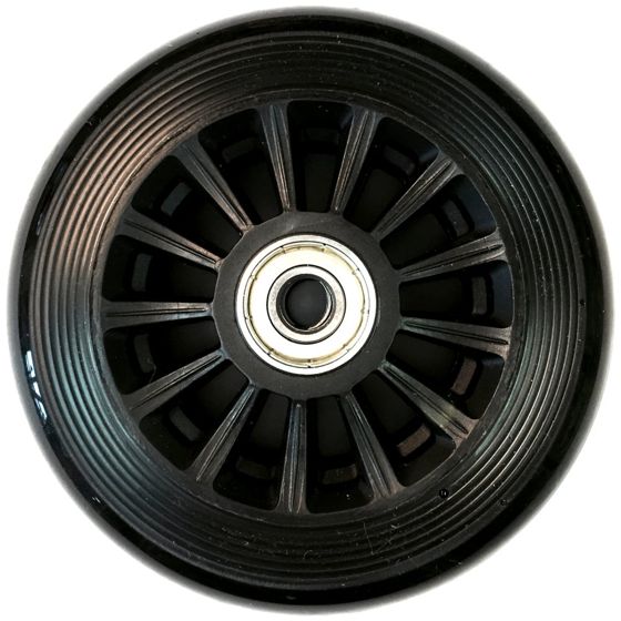 Reservhjul till sparkcykel, svart