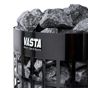 Vasta Bastuaggregat Ignite 8kw, black steel, fast, 7-12m3